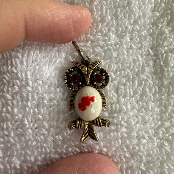 Vintage Owl Charm - Picture 1 of 3